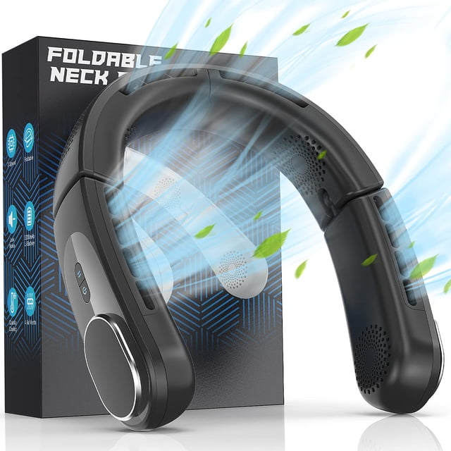 Ventilador de cuello ChillGo 4 Turbo sin aspas de 5200 mAh con fuerte flujo de aire