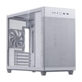 thumbnail image 1 of Funda de ordenador ASUS Prime AP201 de cristal templado microATX blanco, 1 of 7