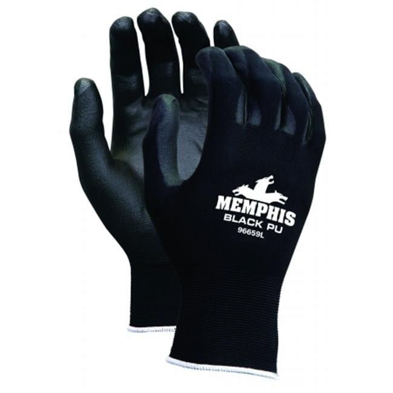 MCR 127-9669XS Nylon Knitted Glove- 13 Ga- Black - Extra Small