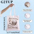 thumbnail image 2 of G2TUP Singer Album Lyrics Tote Bag Singer Album Fans Gifts Singer Concert Tour Grocery Reusable Bag Singer Concert Merch, 2 of 7