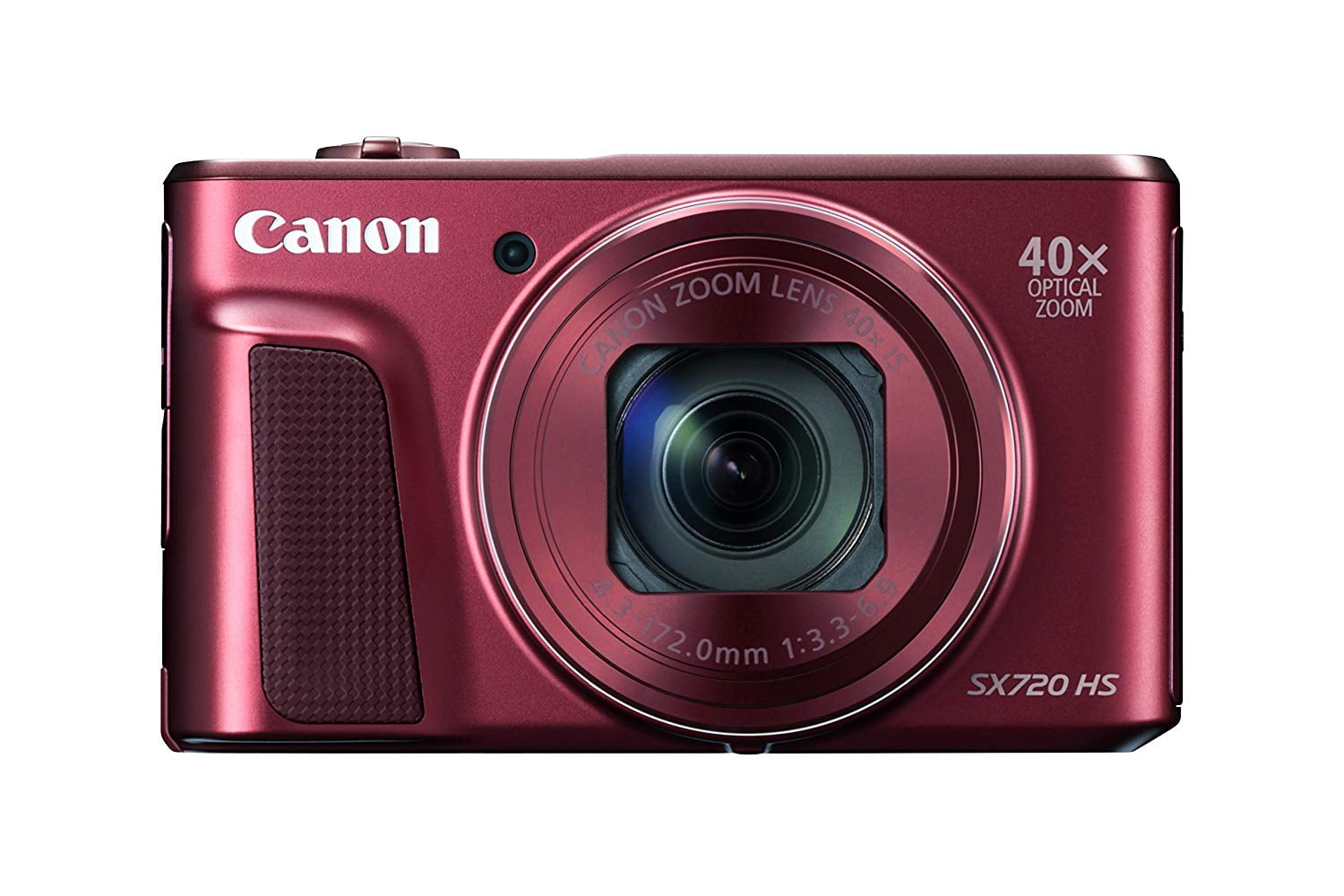 Canon PowerShot Digital Camera with 3Inch LCD, Red (SX720 HS