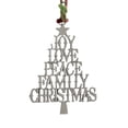 thumbnail image 1 of goowrom Christmas Tree Ornament, Solid Pewter Hanging Decoration for Home Restaurant, Holiday Gift, 1 of 5