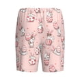 thumbnail image 7 of Daiia Easter Rabbit Mens Woven Stretch Pajama Short,Short Pajama Pants-X-Large, 7 of 7