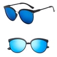 thumbnail image 6 of Polarized Oversized Cat Eye Sunglasses for Women Men, Retro Round Large Frame Sun Glasses, UV Protection Vintage Fashion Shades for Driving, Travel, Outdoor, Lightweight Eyewear, Yellow, 6 of 6