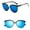 D, variant on Sunglasses for and Women Fashion Retro Big Frame Vintage Rapper Eyewears Protection Outdoors Sun Glasses