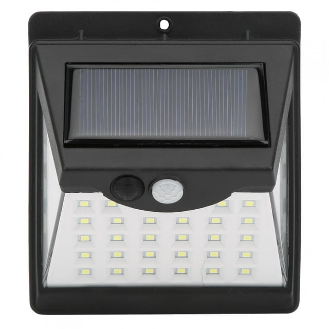 Lámpara De Pared Con Sensor Solar 40 LED Para Exteriores, Patio, Pasillo, Calzadas, Porches, Seguridad En El Jardín