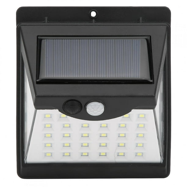 Lámpara de pared con sensor solar de 40 LED para exteriores, patios, pasillos, entradas de vehículos, porches, jardines, seguridad