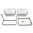thumbnail image 2 of Cesta De Almacenamiento De Frutas De Cocina, Elegante Y Multiusos De 2 Niveles, Cuenco De Cesta De Frutas, Diseño Hueco, Acero Al Carbono, Gran Capacidad Para Dormitorio Para Sala, 2 of 7