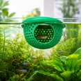 thumbnail image 2 of Floating Betta Hammock & Shrimp Shelter,3D Printed Aquarium Feeding Ring and Nano Aquarium Resting Shelter for Aquatic Animals Provide Safe Resting Spot,Green, 2 of 7