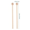 thumbnail image 2 of FUEENIRVA 6Pcs Musical Instrument Accessories Percussion Sticks for Rhythm Training, 2 of 5