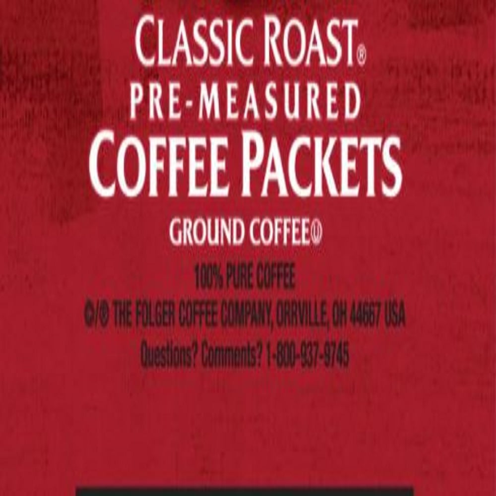 Folgers Classic Roast Ground Coffee Packets (1.2 oz., 42 ct.)