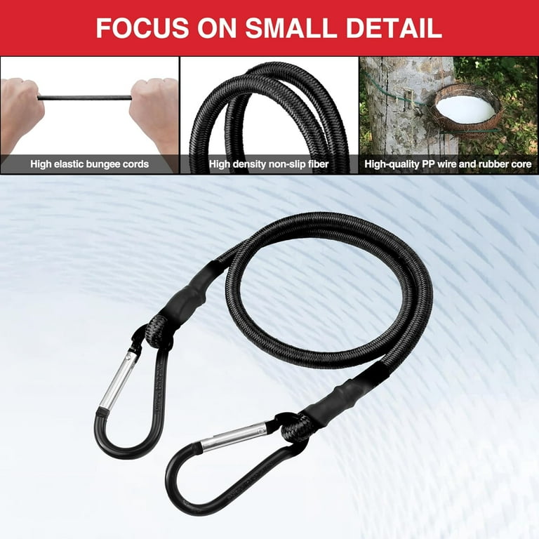 24 in. Easy Stretch Cord in Blue (4-Pack) 24 in. Easy Stretch Cord in Blue (4-Pack)