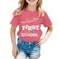 thumbnail image 2 of EnJoCho First Day of Kindergarten T-Shirt for Boys Girls Watch Out Kindergarten Here I Come Shirt Kids Back-to-School Tee Back-to-School Girls Graphic T-Shirt, 2 of 7