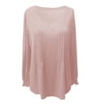 thumbnail image 4 of EDFBUYKRS Chiffon Blouse Fall Women Lightweight Sunscreen Shirt Long Sleeve Block S, 4 of 4