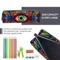 thumbnail image 5 of Sikiie Vibrant Psychedelic Eye Leather Pencil Case, Makeup Pouch, Zipper Pouch for Daily Essentials, Storage Organizer, Cosmetics and Stationary Bag, 5 of 7