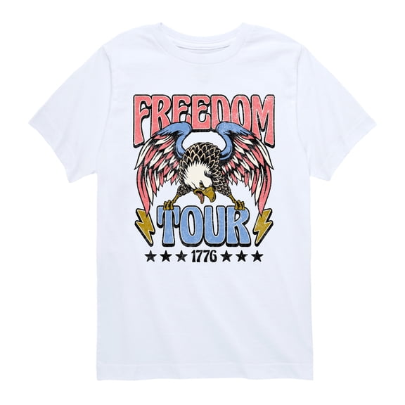 Instant Message - Freedom Tour 1776 - Youth Short Sleeve Graphic T-shirt