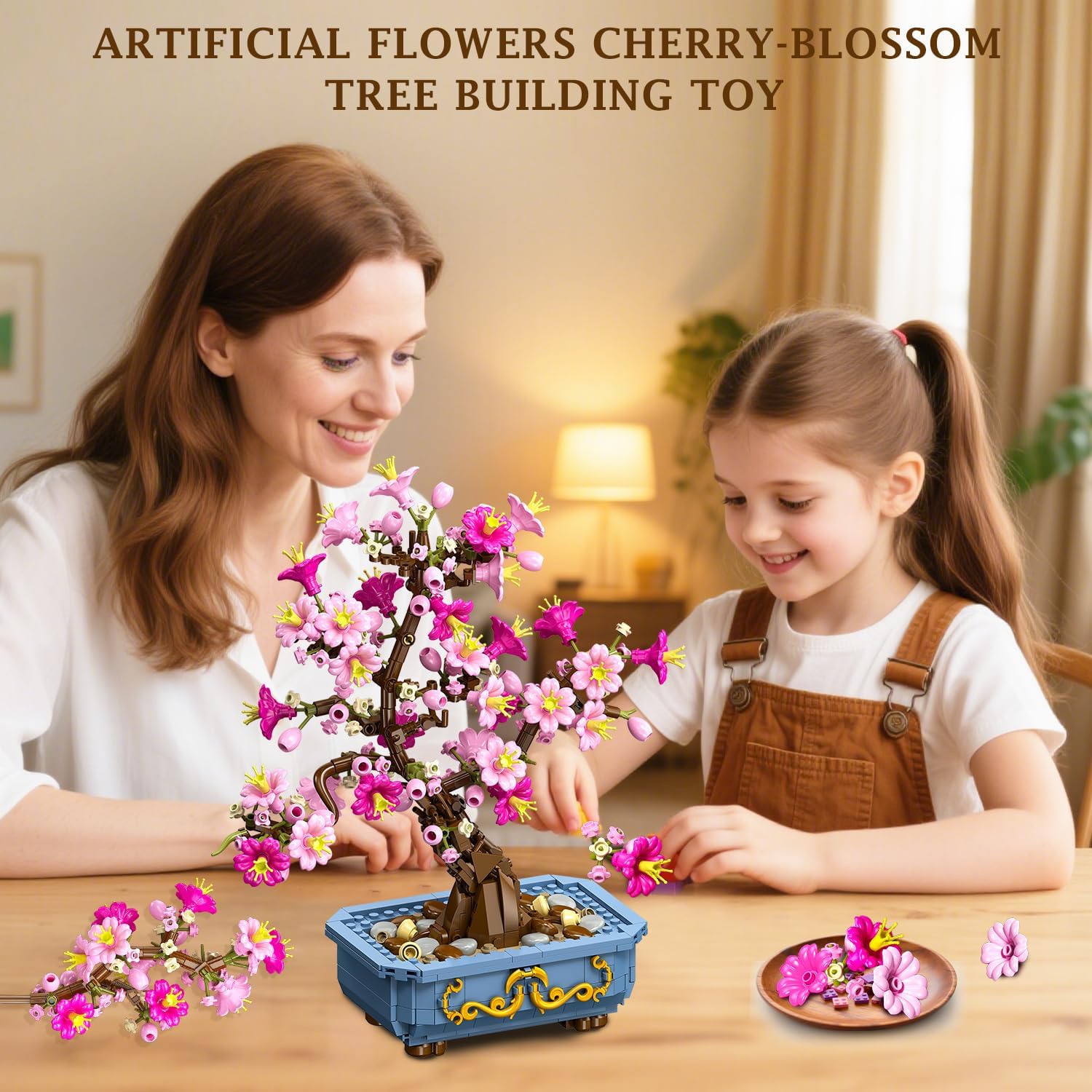 TERRAMUS Cherry Blossom Bonsai Tree Building Set photo 7