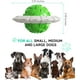 thumbnail image 4 of Verde - Juguete masticable chirriante para perros, juguete interactivo de entrenamiento, pelota de dentición resistente y duradera, frisbee y juguete acuático (1 pieza), 4 of 5