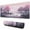 Ink Painting Scene9, variant on Rectangle Ink Painting Cherry Blossom Scenery Mouse Mat, Japanese Cherry Blossom Large Non-Slip Rubber Gaming Mouse Pad with Stitched Edges, Office Mouse Pad for Women Men Kids, 31.5x11.8in