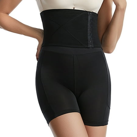 

Homgro Women s High Waisted Shapewear Tummy Control Butt Lifter Skinny Hip Lifter Waist Trimmer Black 14