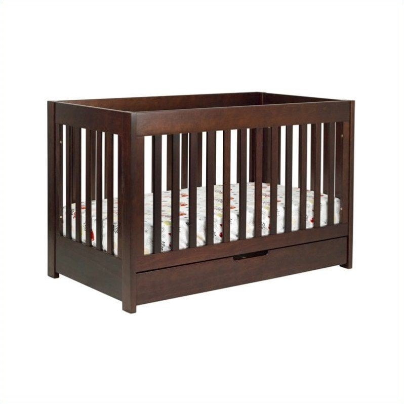 Babyletto Mercer 3in1 Convertible Wood Crib in Espresso