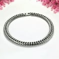 thumbnail image 3 of Heavy Punk Mens Stainless Steel Cuban Curb Link Chain Necklace Silver 19mm 22mm, 3 of 9