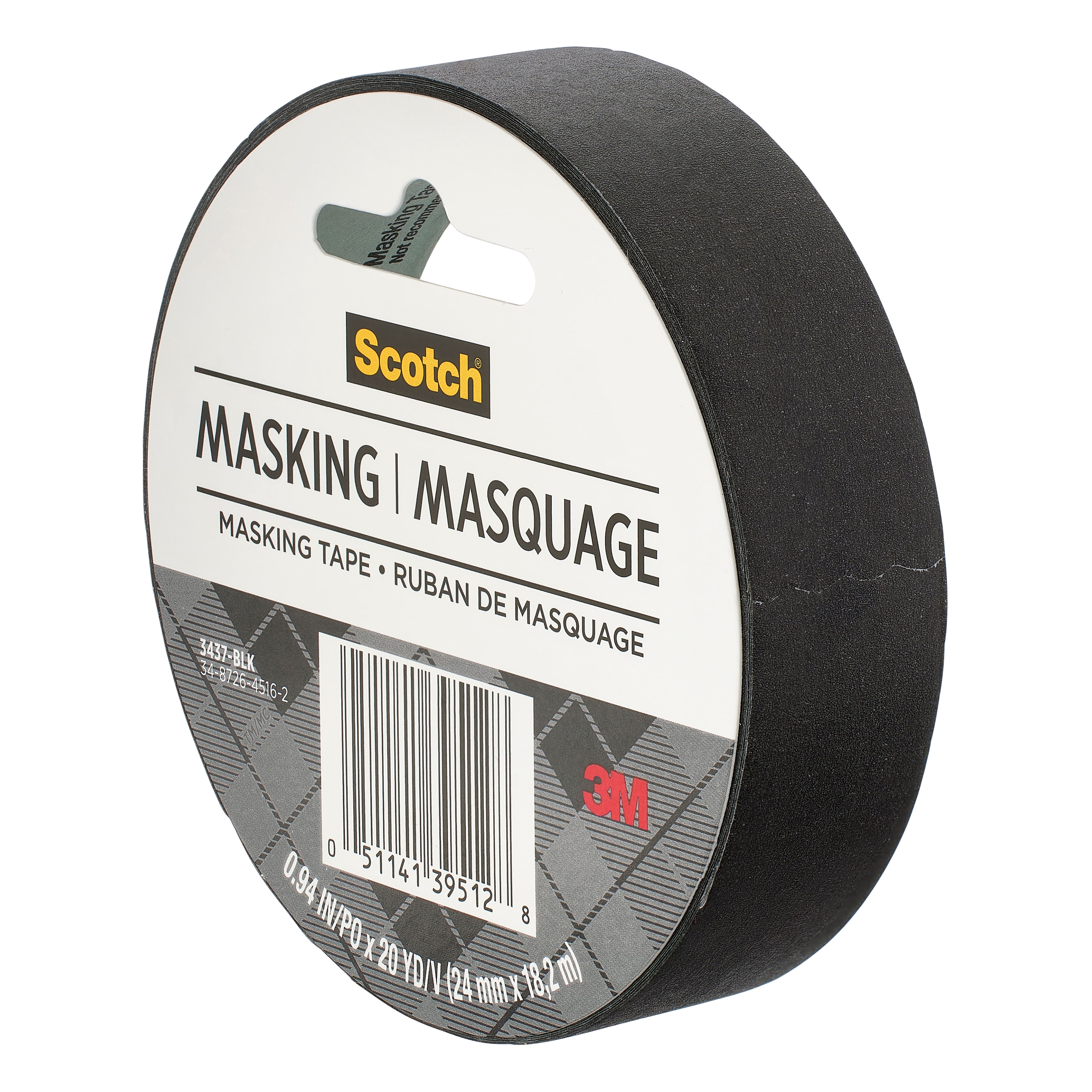 Buy 12 Pack Scotch® Expressions Black Masking Tape Online at Lowest