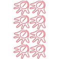 thumbnail image 1 of Mini Paper Clip, 100Pcs Rustproof Lovely Decor Paperclip Wide Application Metal  for Document Red,Pink,Yellow, 1 of 7