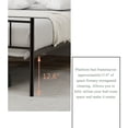 thumbnail image 6 of Pillfn Twin Size Metal Platform Bed Frame with Headboard Footboard Strong Steel Slat Support, Black, 6 of 6