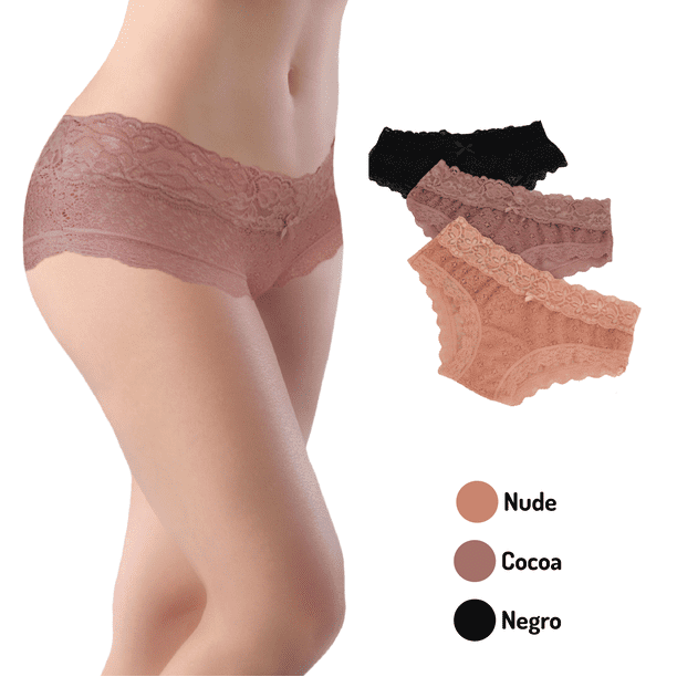 Paquete De 3 Bikini De Encaje Sexy Sexybox Mod. 21192 Talla Mediana SexyBox Bikini 21192