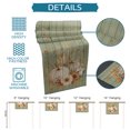 thumbnail image 6 of Pumpkins Fall Table Runner Vintage Floral Thanksgiving Green Wooden Tablerunners 13 x 72 Inch, Table Decorations Tabletop Scarf for Summer Gathering Holiday Farmhouse Kitchen Dining Decor, 6 of 6