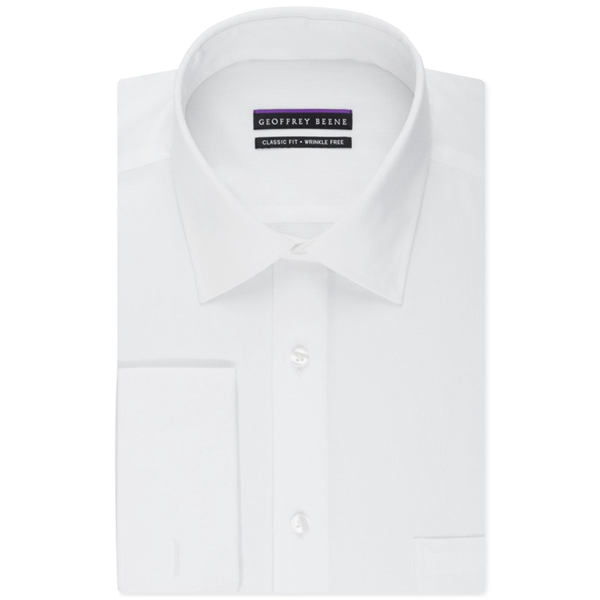Geoffrey Beene Geoffrey Beene Mens Textured Button Up Dress Shirt