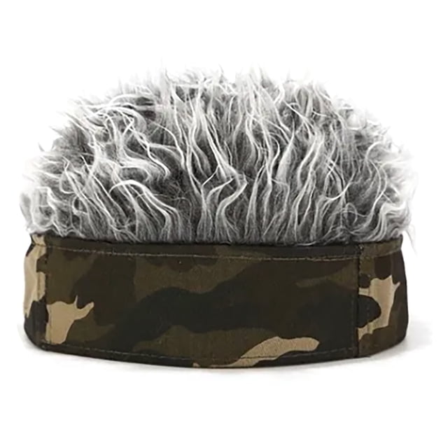 Diadema con peluca corta BuyWeek para hombre sombrero con peluca artificial rendimiento confiable