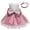 PK2, variant on NOKIO Girls' Cold Shoulder Summer Dresses Baby Girls Ruffle Lace Backless With Headwear Bowknot Flower Dresses Pageant Party Wedding Baby Girl Christmas Dress