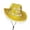 Gold, variant on Western Cowboy Hat for Women and Men Super Shiny Dazzling Colorful Western Cowboy Hat for Birthday Parties Celebrations Stage Shows and Holiday Events
