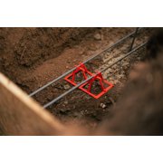 Hercules 2 Bar Footing Stand - (40 Count) Superior Strength & Quality Concrete Snap Rebar Chair