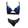 thumbnail image 3 of HUPOM Cotton Underwear For Women Panties Briefs Activewear None Seamless Waistband Blue S, 3 of 8