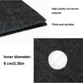 thumbnail image 4 of Non-Woven Tree Mulch Ring, Thickened Tree Protector Mat, Plant Cover with 20 Staples Stakes (6 Pack ), 4 of 5