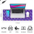 thumbnail image 5 of Long Mouse Pads for Desk,Purple Cartoon Unicorn Rainbow Crown Desk Mats on Top Of Desks, Desk Mouse Pad Extra Large with 3mm Non-Slip Base and Stitched Edge for Gaming,Office,Work,Home 31.5"x11.8", 5 of 6