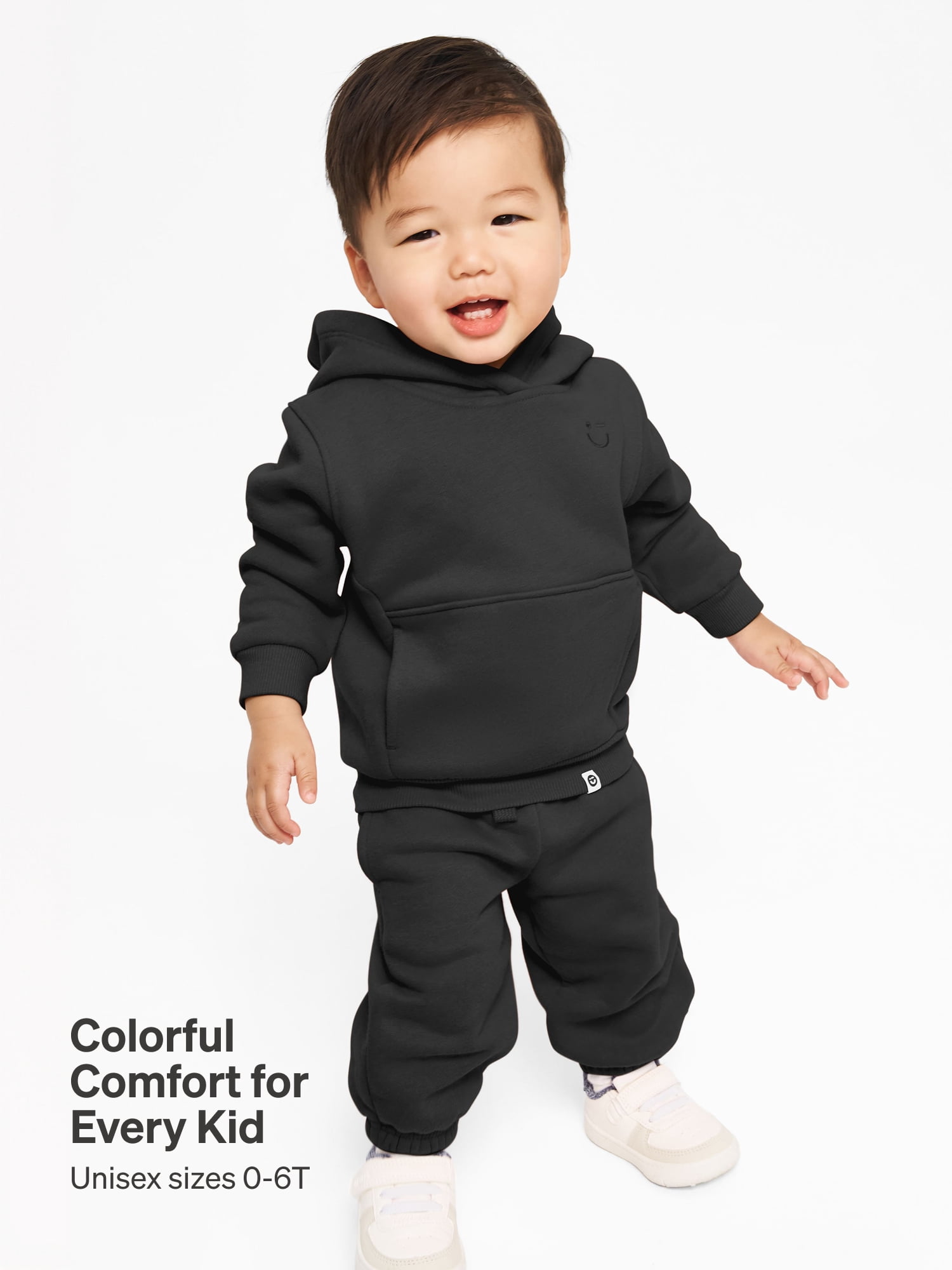 Color Mix by Garanimals Baby & Toddler Fleece Sweatpants, Sizes 0–6T