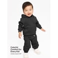 thumbnail image 3 of Color Mix by Garanimals Baby & Toddler Fleece Sweatpants, Sizes 0–6T, 3 of 9