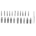 thumbnail image 2 of Loewten 22PCs Screw Extractor Left-Hand Thread Tool Set Durable Hardware Accessory High Speed Steel,Screw Remover,Hardware Accessory, 2 of 8
