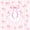 Pink O, variant on Manfei Pink Bow Striped Duvet Cover Set For Girls,A Letter Initial Bedding Full For Kids,Pink Reversible,3-Piece(No Comforter)