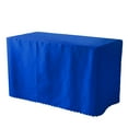 thumbnail image 2 of Muka 8 FT Trade Show Table cover, Rectangle Open Back Fitted Tablecloth For Conference, Parties, Banquet, 2 of 5
