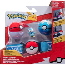 Pokemon Clip 'N' Go Poke Ball & Dive Ball Belt Set, Piplup