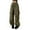 Army Green, variant on asjyhkr Cargo Pants Women Drawstring High Waist Wide Leg Jogger Lightweight Hiking Gym Workout Outdoor Trousers with Multi Pockets