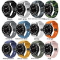 thumbnail image 1 of Adecuado para Samsung Galaxy Watch 6 5, correa de silicona con cierre de hebilla invertida clásica y cierre de presión, 1 of 1