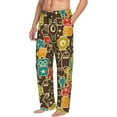thumbnail image 2 of Fotbe Robot and Monsters Men's Pajama Pants,Sleepwear Pants,Pj Bottoms Drawstring And Pockets-Small, 2 of 9