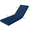 Navy Blue, variant on Chaise Lounge Cushion, 3.9" Thick Outdoor Lounge Chair Cushions with Ties for Patio, 21" x 72", Navy Blue