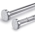 DHRS Stainless Steel Telescopic Rod 45cm60cm Extendable Shower